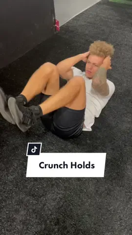 Crunch Holds #fitnessroutine #Fitness #strengthandintent