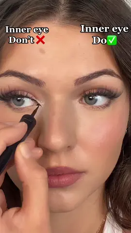 Inner liner dos and dont’s if you want it to last and not spread! #innereyeliner #eyelinertutorial #eyelinerhacks #makeup #fyp