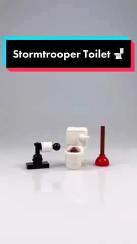 Stormpooper 🚽 #lego #legotok #stormtrooper #legostarwars #toilet #starwars 