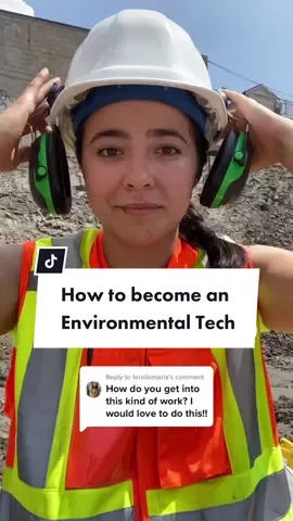 Replying to @ferellomaria #environmentalscience #environmentaltechnician #fieldwork #careertok #womeninconstruction #womeninstem #STEMTok 