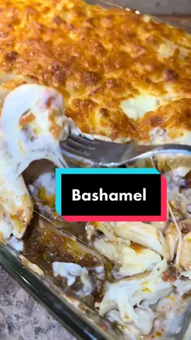 Bashamel 😋 #pastatiktok #pasta #bashamel #egypt #egyptian #yum #tiktok #tiktokfood #Foodie #meal