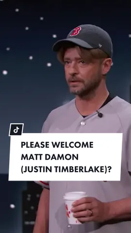 Please welcome Matt Damon (@Justin Timberlake)? #Jimmys