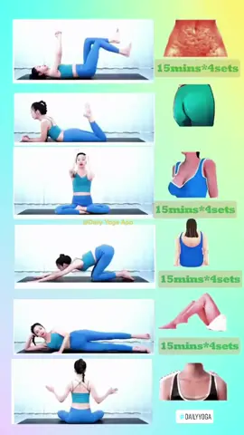 Six morning yoga stretches to help your ease into your day with an empowering, focused start. #dailyyoga #Fitness #fyp