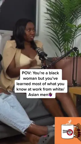 We’ll take the knowledge from wherever we can get it 🤷🏾‍♀️###blackpodcast #blackgirlpodcast #fyp #careeradvice #corptok #HRTok #hrtiktok #podcast #podcastuk #hradvice #worktok #moneytok #financetok