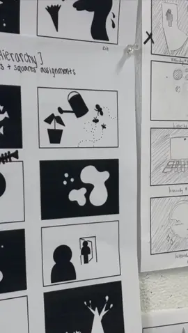 #CSULB Art130 First Assignment Thumbnails/Figure Ground Hierarchy and Ambiguity- welcome back to school everybody!! 😀#Art130 #2Ddesign #figureground #silhouettes #thumbnails #hierarchy #ambiguity #gestalt 