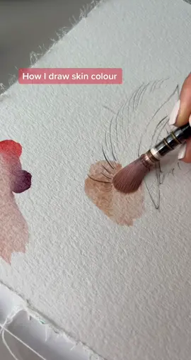 My favourite colours gor skin colour #watercolor #rembrandt #aquarelle #watercolorpainting