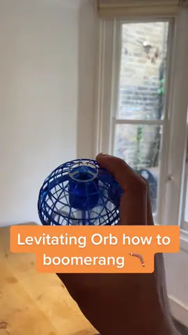 Doing the boomerang trick with the levitating orb is so easy! #tiktokmademebuyit  #flyingorb #giftideas #rchelicopters 