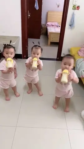 #triplets #tripletsgirls #cute #cutebaby