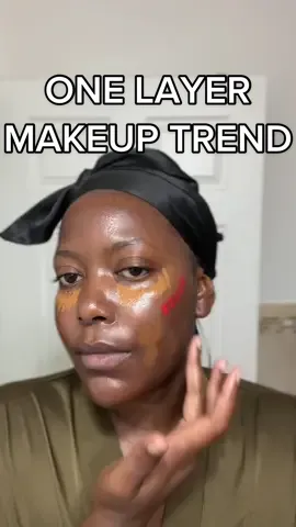 Wait… #singlelayermakeup #onelayermakeup #melaninmakeupdaily #darkskinmakeupdaily 