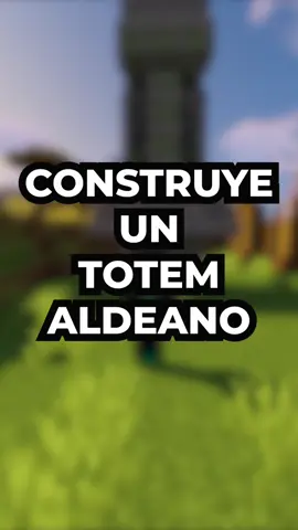 Totem de Aldeano #Minecraft #tutorial #escultura #gamersoftiktok #gaming #estatua