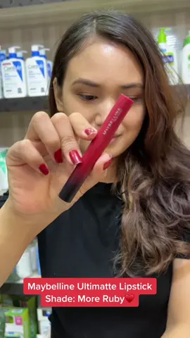 Teej special color♥️♥️♥️ #lacosmeticsnepal #maybelline #glamourbyasmi #goviral #tiktoknepal #tiktoknepal #motd #maybellineultimatte #lipstick #mattelipstick #cosmetics 