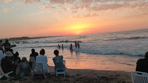 غروب الشمس من شاطئ#مرسى بن مهدي تلمسان 🌊🇩🇿 الحدود المغربية #السعيدية 🇻🇳