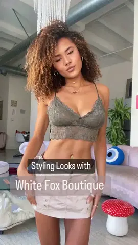 which is your fav? styling pieces from @whitefox 🤍🦊🫶🏽 use code ANGELMTIKTOK for 15% off #whitefoxboutique #whitefoxswim 