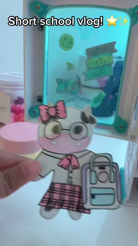 My school starts in 2 days how bout u? 💫💟 #fyp#foryou#fypage#foryoupage#papercow#paperanimal 