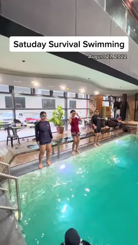 Learning to swim will always be a good decision. Join us next time guys. #swimcentralph #lifevestnomore #swimminglessonforadults #survivalswimming #fyp #swim #TikTokAwardsPH2022 