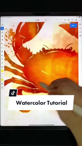Creating realistic watercolor artworks made easy with #AdobeFresco! @adobe  Check out this step-by-step tutorial on how I painted my artwork using the app's Live Brushes! Join this month's theme and use #adobedrawing_water to get featured.💯  #AdobePartner #Adobe #AdobeDrawing #art #arttok #ipad #ipaddrawing #digital #digitalart #digitalpainting #painting #watercolor #digitalwatercolor #karendaphne #seacreatures #water #octopus #crab #turtle