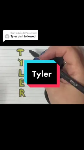 Replying to @tyler_h27 😘 #handwriting #meaning #name #bella19827 #tyler