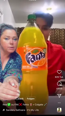Experement mit Fanta #probierenmitkarina #maskiergang 