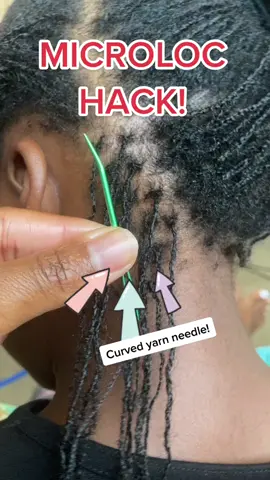 I like it for tightening her thicker locs! #microlocs #kidsmicrolocs #locs #retighteninglocs #blackmilitarysahm 