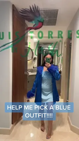 Going to an all blue party celebrating @ltorresbeauty and @jlashusa 🫶🏼🦋 #blueparty #blueoutfits #pickanoutfitwithme #latinacreators #blueoutfitinspo #blueoutfitideas