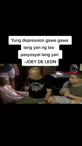 grabe ka naman joey DEPRESSION IS NOT A JOKE