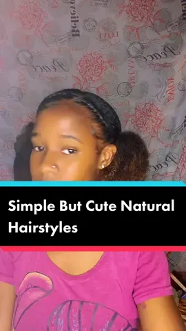 Simple and Cute Natural Hairstyles… for lazy days #naturalhairstyles#natuealhairtiktok#natural#fyp#viral#bahamiantiktok🇧🇸#caribbeantiktok#afro#twopuffs 