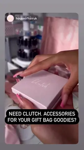 @houseofhairuk goodie bags fuller with Clutch. Accessories #earringsale now on for the #jewellerylover 