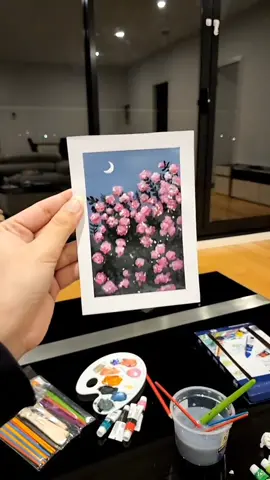 #acrylics #painting #transition #bloom #art #artistsoftiktok  #aesthetic  #artwork