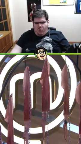 Um anelzinho de Lula chega muito ehm #casimiro #masterchef #reaction #casimiroclips #lula