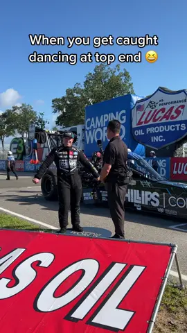 Yeah… we saw that Justin 😂🤣 #dragracing #danceoff