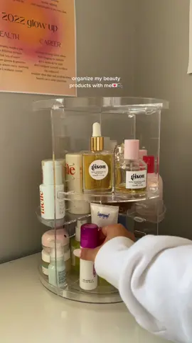 this saves me so much space!!🫶🏻 #fyp #organizingtiktok #organizewithme #skincareorganizer #beautyproducts #sundayreset 