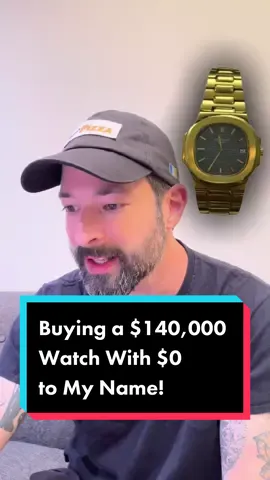 How I bought a $140,000 watch with $0 to my name. #patekphilippe #patek #vintagepatek #rolex #vintagerolex #watches #watchtok #watchesoftiktok 