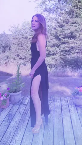 Wishing you a beautiful evening, Tiktok fam. I took a day off to unwind.  Almost got there! Love u. God bless ❤️ #sundayfunday #longcoolwomaninablackdress #blackdress