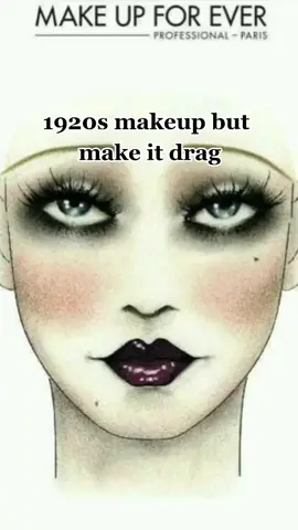 1920s makeup but make it drag #1920s #1920smakeup #dragmakeup #vintagevibes  #makeup #vintagemakeup