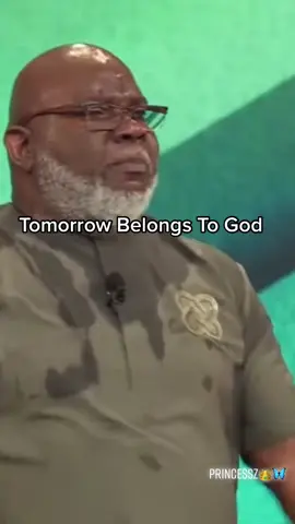 Tomorrow Belongs to God!! #tdjakes #happysunday #blessed         👑🦋