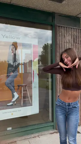 First time seeing myself in the window store🤍