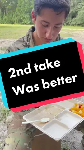 Take 1 to my last vid 😂 #military #funny #army #veteran #marines #militaryhumor #airforce #navy #napkinchallenge 