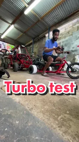 Finally installed that turbo setup #fyp #foryoupage #trini_tiktoks #karttok #gokart #drifttrike #cartiktok 