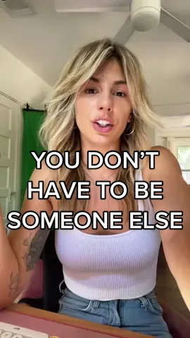 You don’t have to be someone else. You just have to be YOU ❤️ #tiktoktips #tiktokmindset #socialmediamindset #authenticity