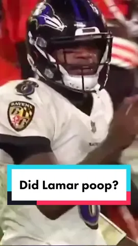 Did he poop?🤔 #nfl #baltimoreravens