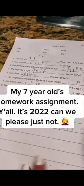 Just a friendly reminder to always check your kid’s homework. They may be learning more than you think. #bodypositivity #bodypositive #parenting #victoriassecret @jaxwritessongs