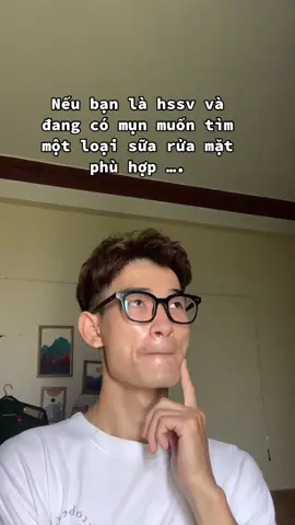 Sữa rửa mặt cho hssv và da có mụn #huỳnh #reviewlamdep #tiktokshop 