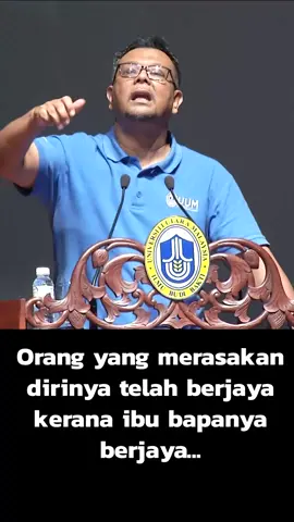 Jangan kita merasa selesa dan telah berjaya jika kita dari….#haimhilman #fypシ #fyp #topuniversity #uum #universitiutaramalaysia #professor #viralvideo #videoviral