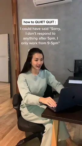Queit quitting 101. #quietquitting  #worklifebalance #tiktokmy #comedy #sembangentertainment #genz 