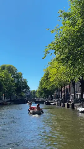 Want to experience Amsterdam from a new point of view? 🚣  Sit back, relax and enjoy this magical city from the canals! ☀️ #Amsterdam #Amsterdamcanals #Omio  #OmioTravel