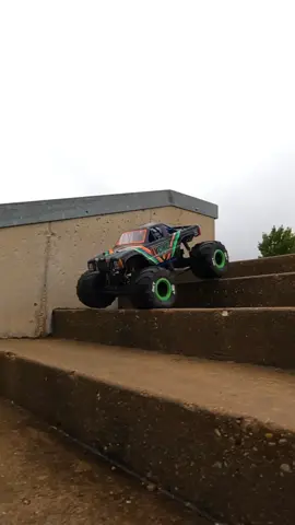 Soaks it right up… 😂 #LVCRC #Losi #LMT #HorizonHobby #GensAce #MonsterJam #solidaxle #monstertruck #4x4 #jump #Jeep #RC #RCcar #car #truck #RCtok #foryou