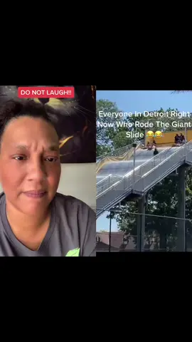 #duet with @The Ghetto Rose 🌹 #detroit #slide #fall #donotlaugh #lol #stoplaughing #nojoke #falldown #blackcommunity #africa #BlackTikTok #america #parks #becareful #jamaica #africa #kongo #morocco