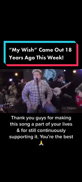 Jeez. Makin me feel older and older by the day. We released #MyWish & wow did it change our lives. Yall changed our lives. We hope this song means as much to you as it does to us 🙏 #rascalflatts #countrymusic 