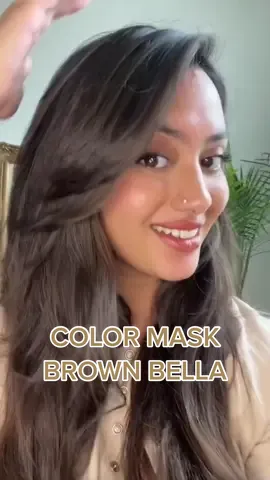 Cant get enough 🤌🏽✨ @priyajanipatel #haircolor #hairroutine #brownhair #hairmask #igkhair