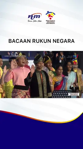 Bacaan ikrar diketuai oleh Muhammad Azeem Fahmi, pemecah rekod larian 100 meter kebangsaan dengan catatan 10.09 saat. #RTMKlik #IniStyleKita